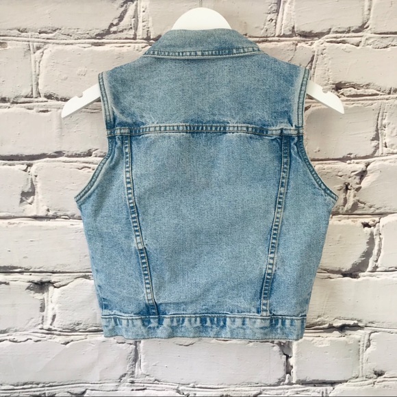 Guess Vintage Light Denim Cropped Jean Jest - Picture 2 of 7